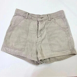 Anchor Blue Vintage 90s Tan Beige Corduroy Shorts Size 7 Jrs
